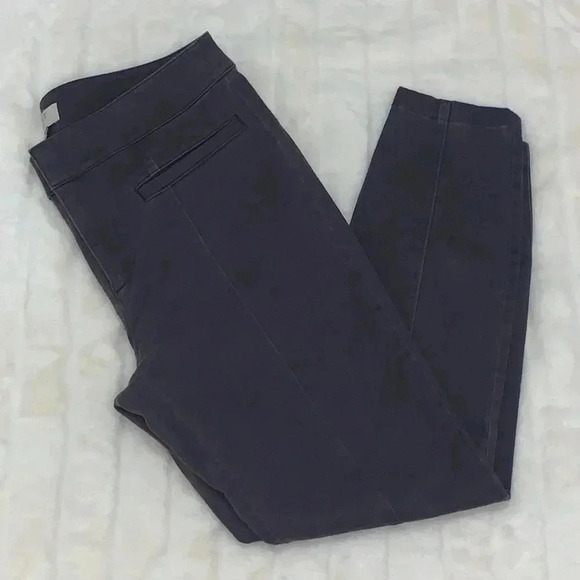 Women’s Loft Skinny Ankle Petite Pants Size 8P Charcoal Gray EUC - Picture 1 of 8